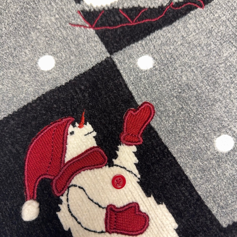CJ Banks Christmas Snowman Sweater‎ vintage 1x - Picture 5 of 8